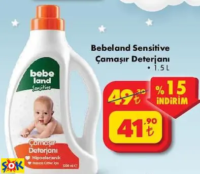 BEBELAND SENSİTİVE ÇAMAŞIR DETERJANI